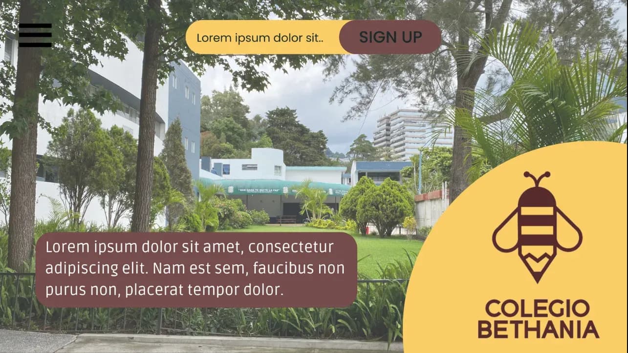 Aplicación del rebranding en la página de Facebook de Colegio Bethania